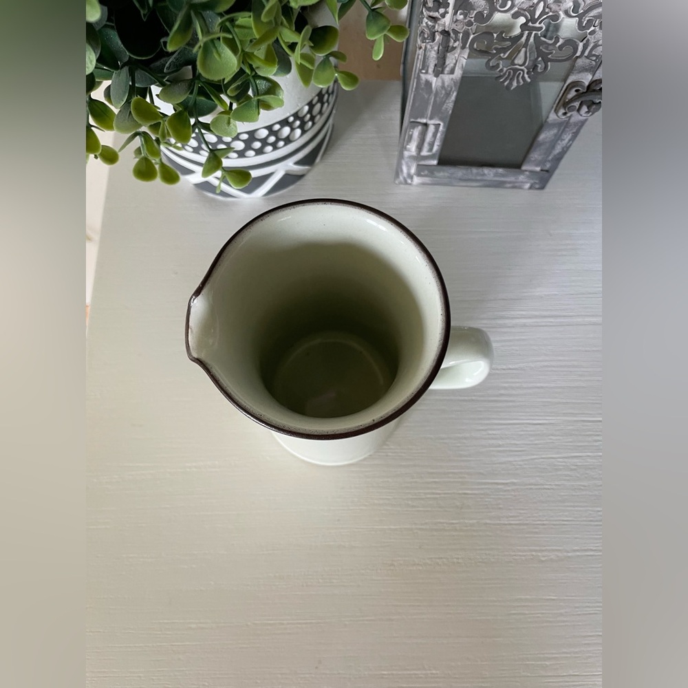 Denby Ceramic Summit Celadon Creamer Pitcher Milk Jug 5 1/4" tall - Picture 2 of 6